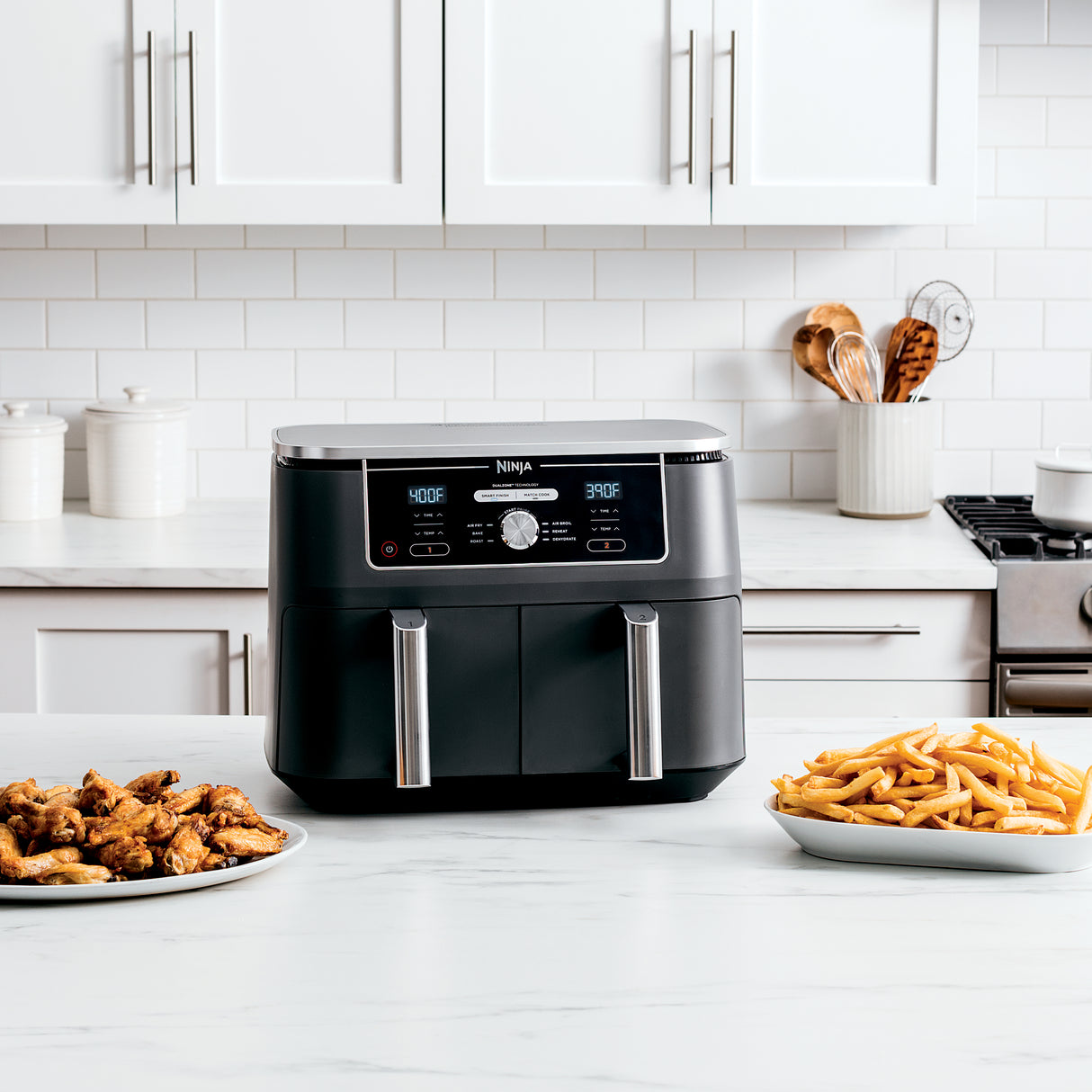Freidora de Aire con 2 canastas XL Ninja® DZ401
