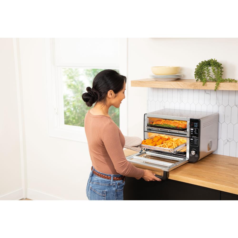 Ninja® DCT401C 12-in-1 Double Oven with FlexDoor™