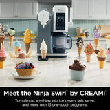 Ninja® CREAMi® Swirl 13-in-1 Soft Serve Ice Cream Machine